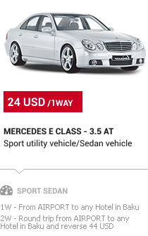 Baku Transfer: Mercedes E Class