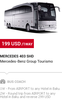 Baku Transfer: Mercedes Bus