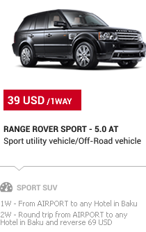 Baku Transfer: Range Rover